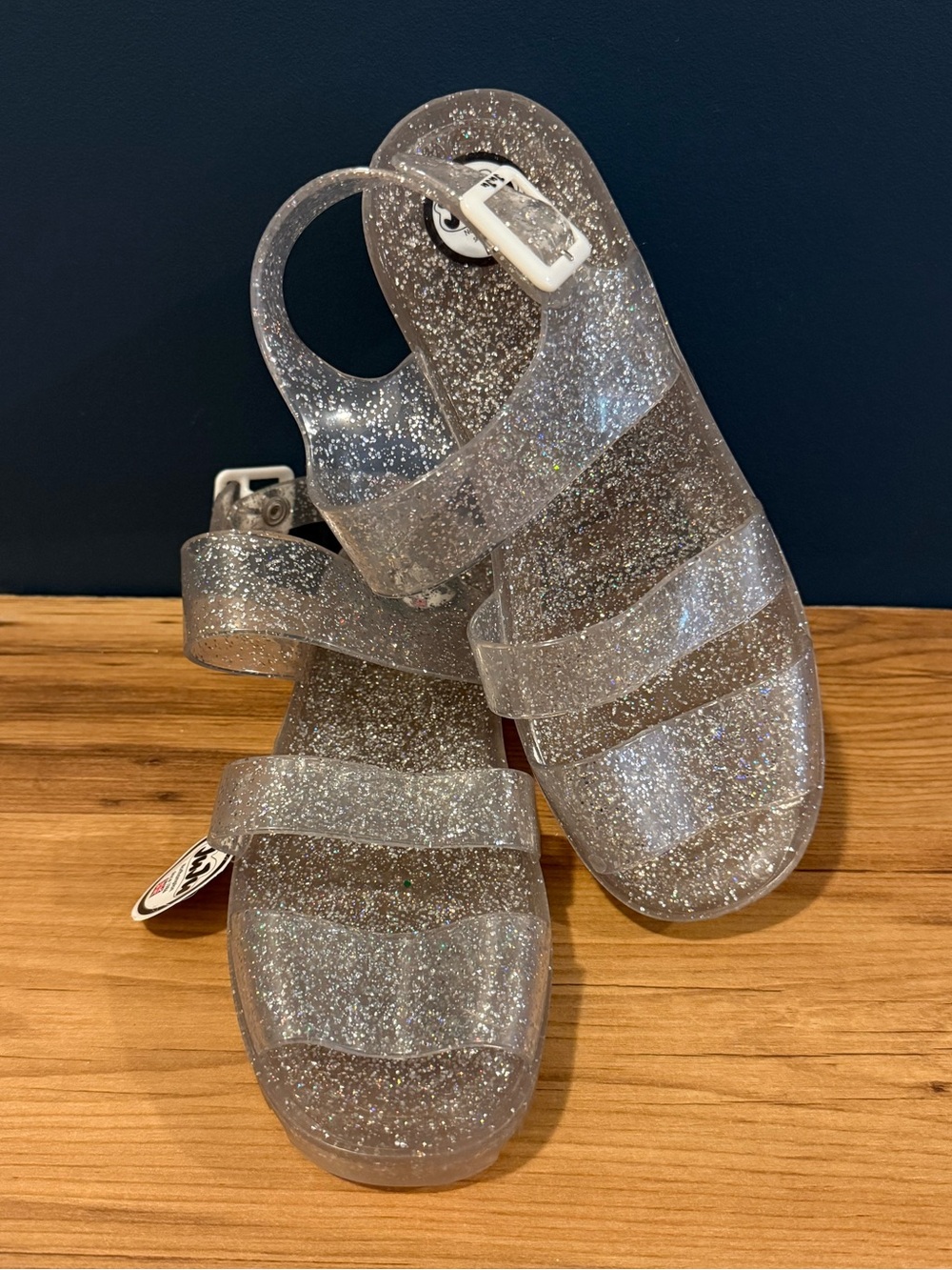 Juju Glitter Jelly Sandals